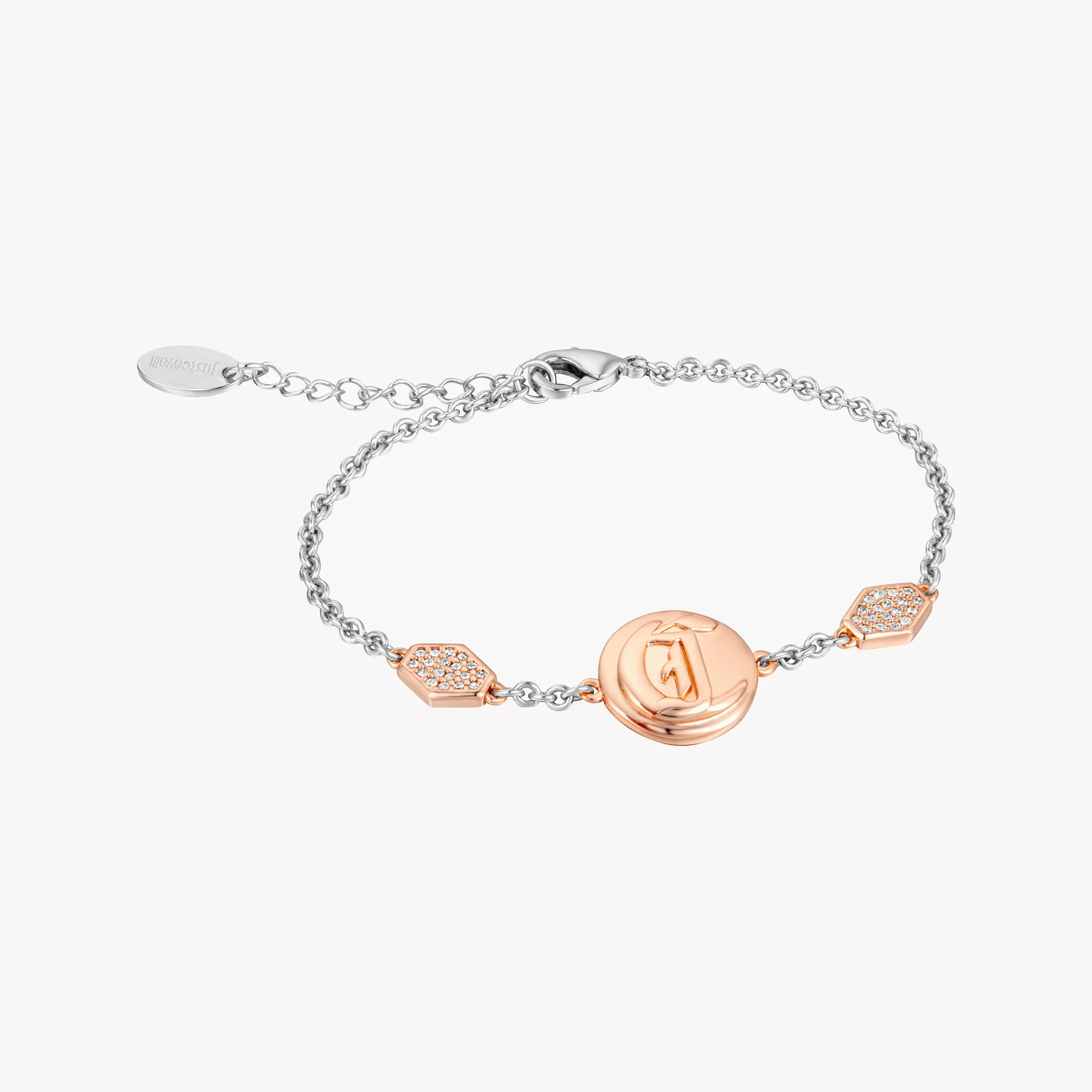 Montre femme Just Cavalli bicolore avec cadran blanc