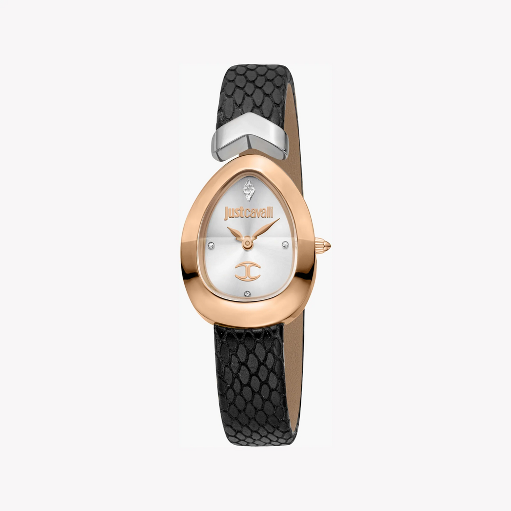 **Montre femme Just Cavalli or rose, cadran argenté | JC1L321L0065**