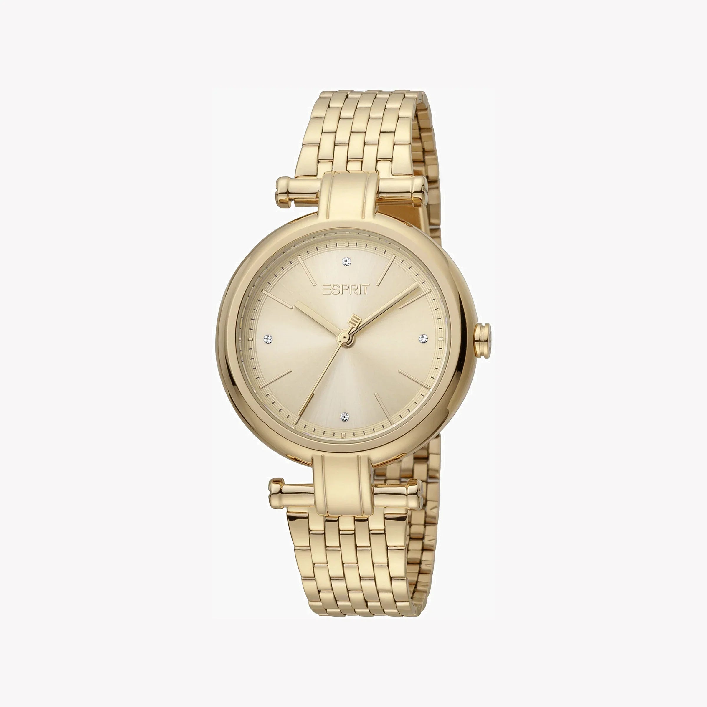 Montre femme Esprit élégante dorée avec cadran champagne | ES1L049M0055