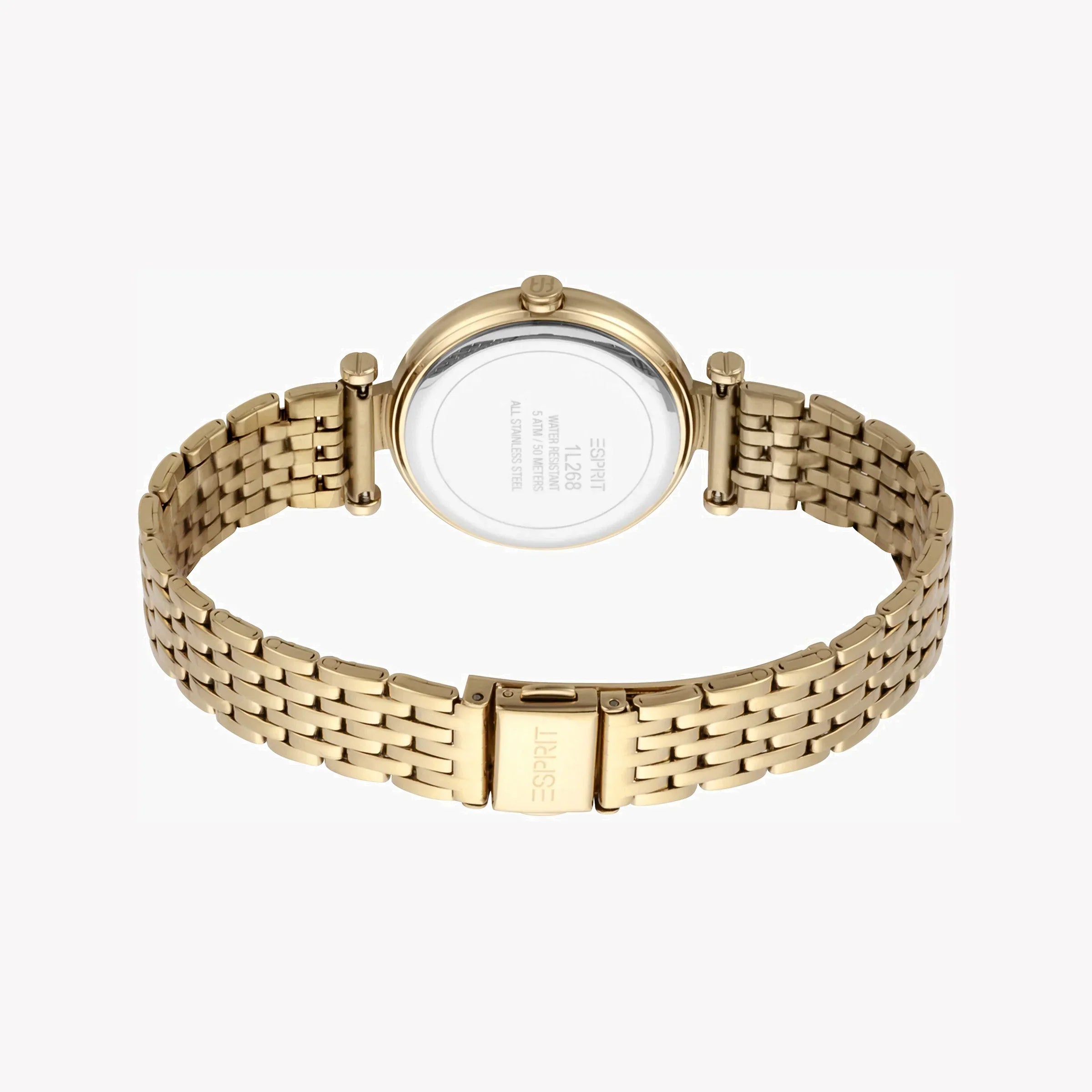 Montre femme Esprit élégante dorée avec cadran champagne | ES1L049M0055