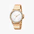 Montre femme Esprit en acier inoxydable or rose, cadran argenté | ES1L192M0015