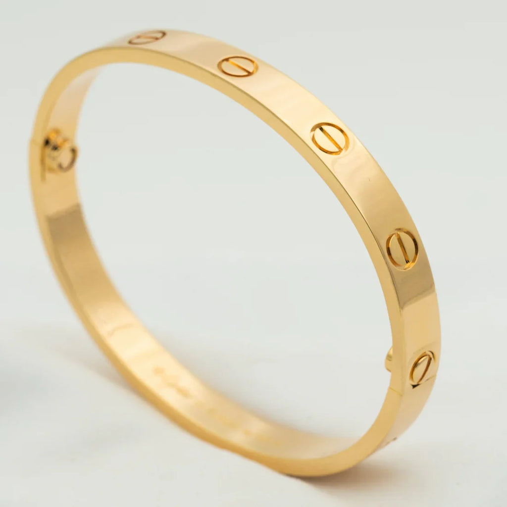Bracelet Vis Doré – Style Intemporel